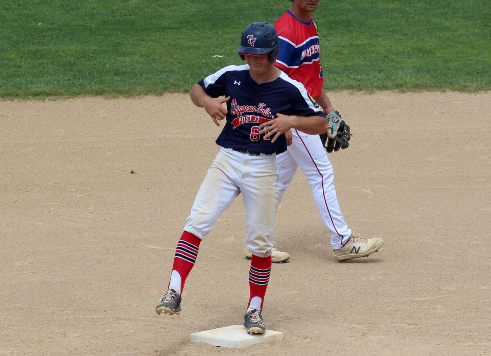 Chippewa Falls Post 77 senior legion baseball vs Superior Post 435 7-19-22